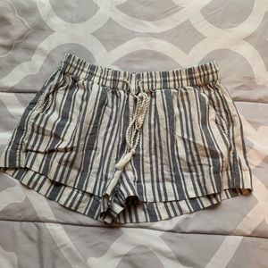 Blue and White Shorts